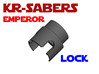 KR-Sabers Emperor - Led Plungers Lock 3d printed 