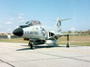 Nameplate F-101B Voodoo 3d printed Photo: National Museum of the US Air Force.
