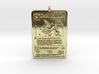 Charizard Pokemon Card pendant 3d printed 18K gold plated Charizard pokemon card