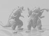 Super Godzilla kaiju monster 56mm miniature model 3d printed 