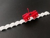 Catenary Track 3d printed A red Retro Bike on a white Catenary Track