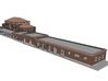 San Jose Station Freight Building N scale 3d printed 