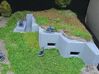 1/144 heavy MG Bunker for Russian Stalin Line 3d printed 