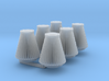 cone 1/24 air filter x6 3d printed 