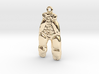 College Football Gold Pants Rivaly Pendant - Blank 3d printed 