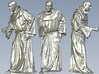 1/18 scale Catholic priest monk figure B 3d printed 