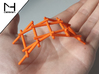 Leonardo Da Vinci's self supporting bridge (Small) 3d printed Hand for size reference