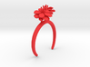 Bracelet with two large flowers of the Anemone L 3d printed 