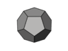 Dodecahedron 1 inch - Platonic Solid 3d printed Dodecahedron 1 inch - Platonic Solid