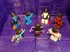 Legs, Armor Vests for Kreon Seekers Starscream, 3d printed Printed and painted, Coneheads also shown, not in this print