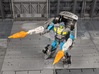 TF Combiner Wars Truck Cannon Adapter Set 3d printed Uses as 2 handheld weapons