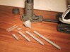 Tremie pipe set for 1500mm piles - scale 1/50 3d printed 