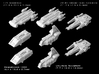 (Armada) Galaxy's Edge Transport Set 3d printed 