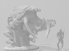 Sandworm miniature model fantasy games rpg dnd 3d printed 