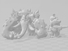 Shellephant monster 50mm DnD miniature games rpg 3d printed 