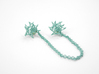 Aster Collar Tips 3d printed Custom Dyed Color (Teal)