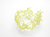 Aster Cuff 3d printed Custom Dyed Colors (Key Lime)