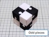 KUMIKIYA Jigsaw Cube [Black] (odd pieces) 3d printed 