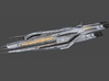 Mass Effect Cerberus cruiser 3d printed 