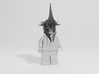 Witch Lord Helmet 3d printed 3D render, minifig not included, print comes raw & unpainted