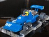 Chassis for Sclextric Tyrrell P34 (6 wheel) 3d printed 