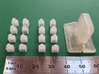 Weichenlaternengehäuse für Viessmann-Laternen H0 3d printed Alle Teile voneinander getrennt, Abbildung ähnlich (zwei Laternen mehr im Set enthalten)