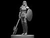 Human Female Artificer Fighter 3d printed 