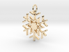 Snowflake Pendant- Makom Jewelry 3d printed 