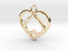 Unique Heart- Makom Jewelry 3d printed 