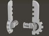 10 Prime left hand bionic knives up 3d printed 