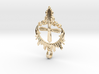 Ray of Light Cross Halo Christian Necklace Pendant 3d printed Halo Cross