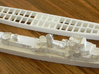 England Hull_250 3d printed 3D printed hull next to test paper model during design process