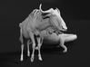 Blue Wildebeest 1:72 Attacked by Nile Crocodile 2 3d printed 