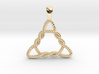 Trinity Knot Twisted Pendant 3d printed 