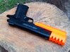 J.W. Frame Mounted Compensator (11-Slots) for 1911 3d printed 