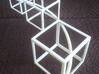 3D Golden Mean Spiral Cubes 3d printed 