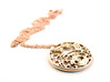 Animal Cell Pendant - Science Jewelry 3d printed Animal Cell Pendant in polished bronze