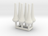 Finial Semaphore Pointed Cone 1-19 scale pack 3d printed 