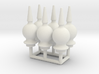Finial Semaphore Solid Ball Spike 1-19 scale pack  3d printed 