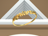Astrology Ring Capricorne US11/EU64 3d printed Gold Capricorn/ Capricorne ring