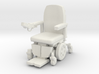 Wheelchair 03a. 1:24 Scale. 3d printed 