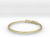 Astrology Ring Cancer US11/EU64 3d printed 18K Yellow Gold Cancer ring