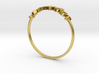 Astrology Ring Sagittaire US5/EU49 3d printed Polished Brass Sagittarius / Sagittaire ring