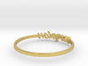 Astrology Ring Scorpion US7/EU54 3d printed Polished Brass Scorpio / Scorpion ring