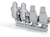 SPACE 2999 1/93 PILOTS WITH SEATS 3d printed 