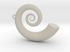 Cockleshell - Snail Mollusc Charm 3D Model   3d printed 