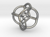 4d Tesseract Bead - Multidimensional Math Art Pend 3d printed 