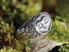 Owl Ring - Spirit Animal - Signet Ring Style 3d printed 
