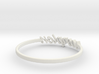 Astrology Ring Scorpion US5/EU49 3d printed White Natural Versatile Plastic Scorpio / Scorpion ring