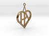 Heart of love pendant [customizable] 3d printed 